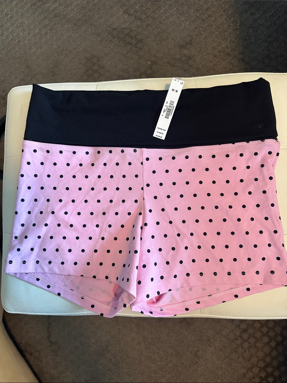 PINK Victoria's Secret By Frankie Bikinis Polka Dot Athletic Shorts